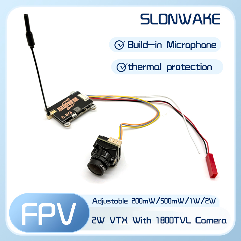 SLONWAKE 5.8G 56CH 2W transmit - Drone Receiver 评论和价格