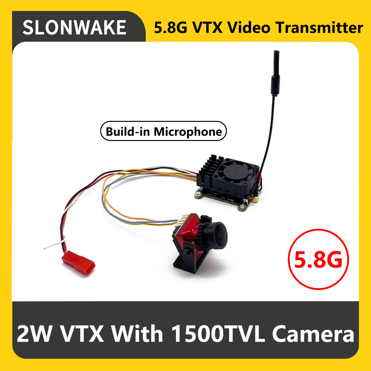 SLONWAKE 5.8G 2000mW FPV VTX T - Drone Transmitter 评论和价格